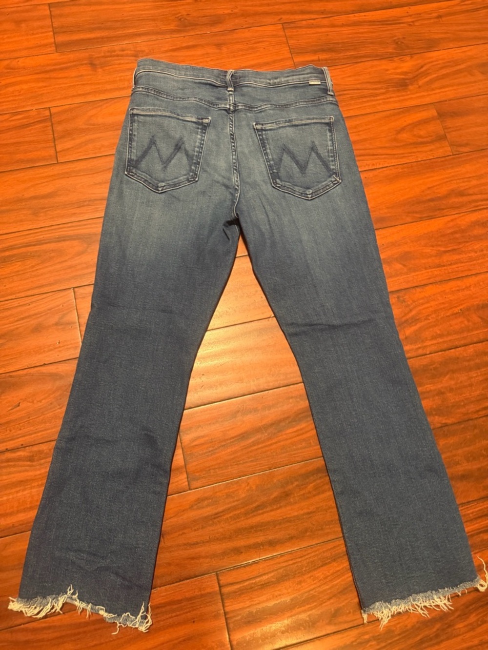 MOTHER The insider  Ankle Fray  Jeans - Light Blue - Picture 3 of 11